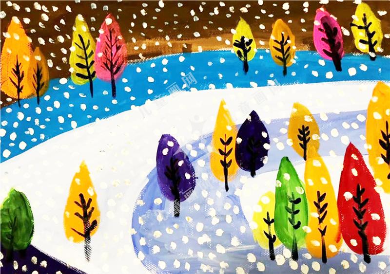 小路雪景